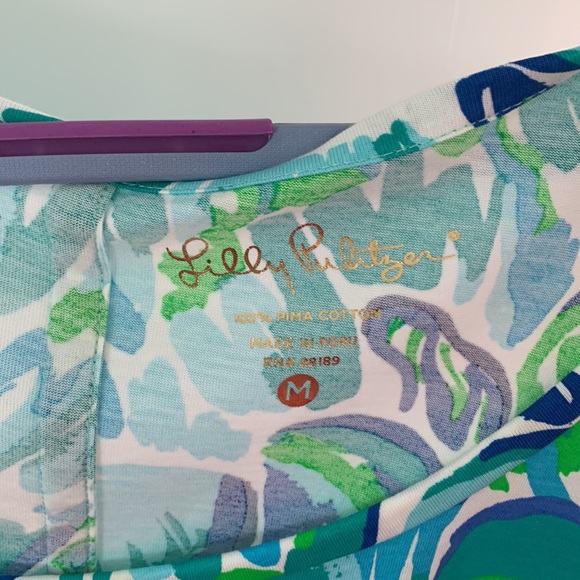 Lilly Pulitzer Multi-Colored Scoop Neck Dress - Picture 3 of 5